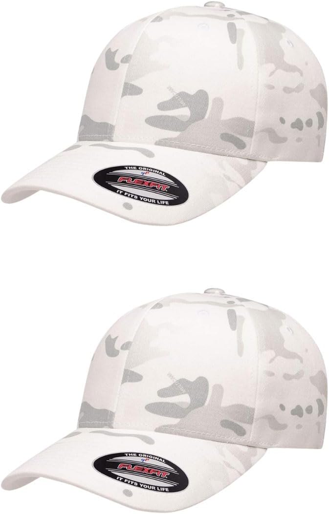 Flexfit Wooly Combed Premium 6-Panel Baseball Cap for Comfort