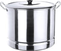 Vasconia 50-Quart Tamale Steamer Pot with Rack & Aluminum Lid - Large