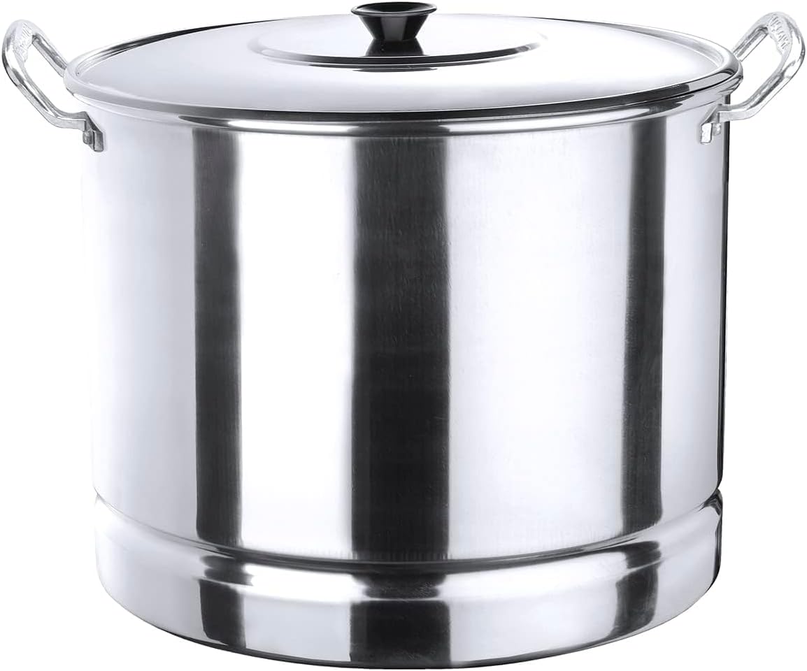 Vasconia 50-Quart Tamale Steamer Pot for All Stoves Cooking