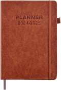 2024-2025 Planner Weekly & Monthly Organizer - Compact Vegan Leather