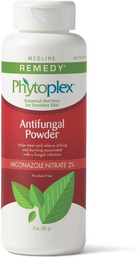 Medline Phytoplex Antifungal Powder for Athlete's Foot Relief