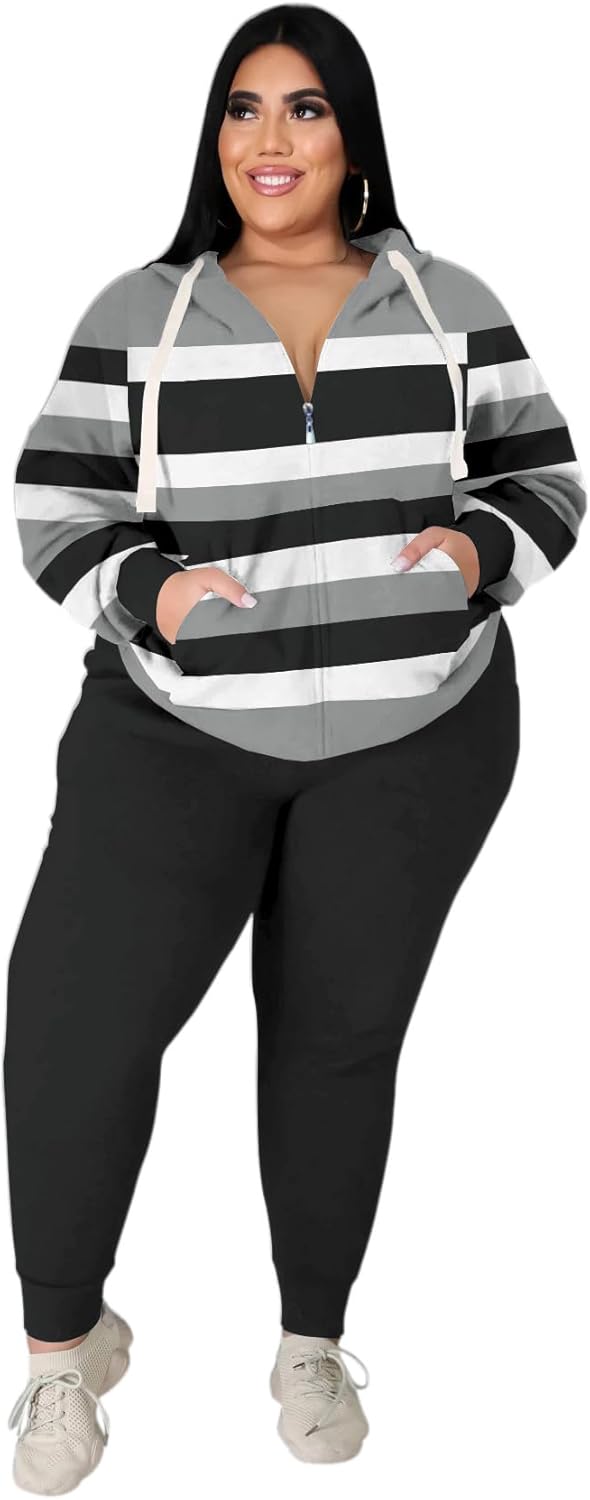Plus Size Two Piece Outfits for Women - Stylish and Comfy Set