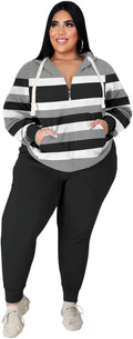 YeGine Womens Plus Size Two Piece Outfits Sweatsuits - Comfortable Jog
