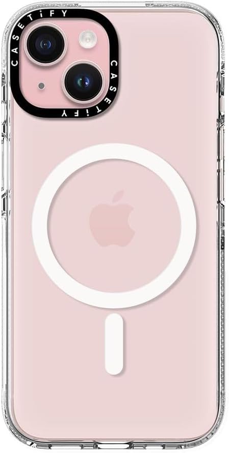 CASETiFY Clear iPhone 15 Case with 6.6 ft Drop Protection