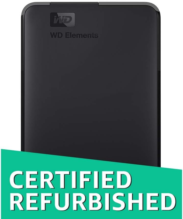 WD 2TB Elements Portable External Hard Drive for Fast Transfers