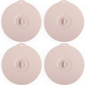 Silicone Microwave Lids 4 Pack - Food Storage & Splatter Cover - VEELAM