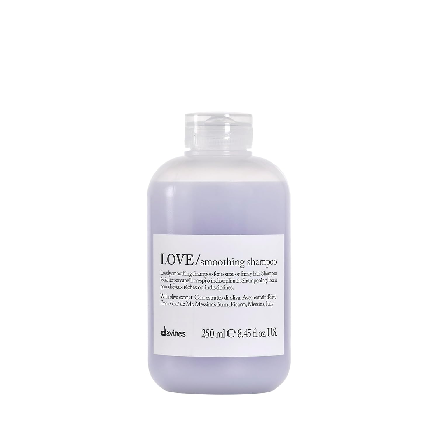 Davines LOVE Smoothing Shampoo for Frizz Control and Shine