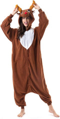 Unisex Adult Onesie Pajamas Cosplay Jumpsuit - Soft Shaker Fabric