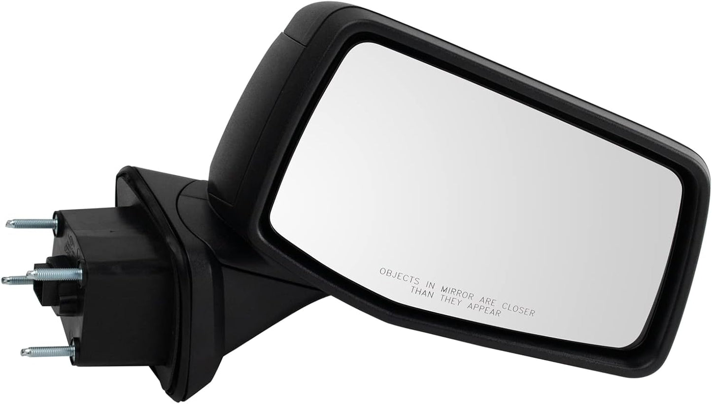 TRQ Power Heated Manual Folding Mirror for 2019-2023 GMC Sierra
