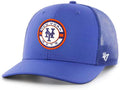 Mets Primary Logo Trucker Snapback Hat - Breathable Team Cap