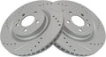 TRQ Front Performance Brake Rotors Set Compatible with 2011-2014 Ford