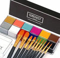CCbeauty 12 Colors Professional Face Body Paint Makeup Palette