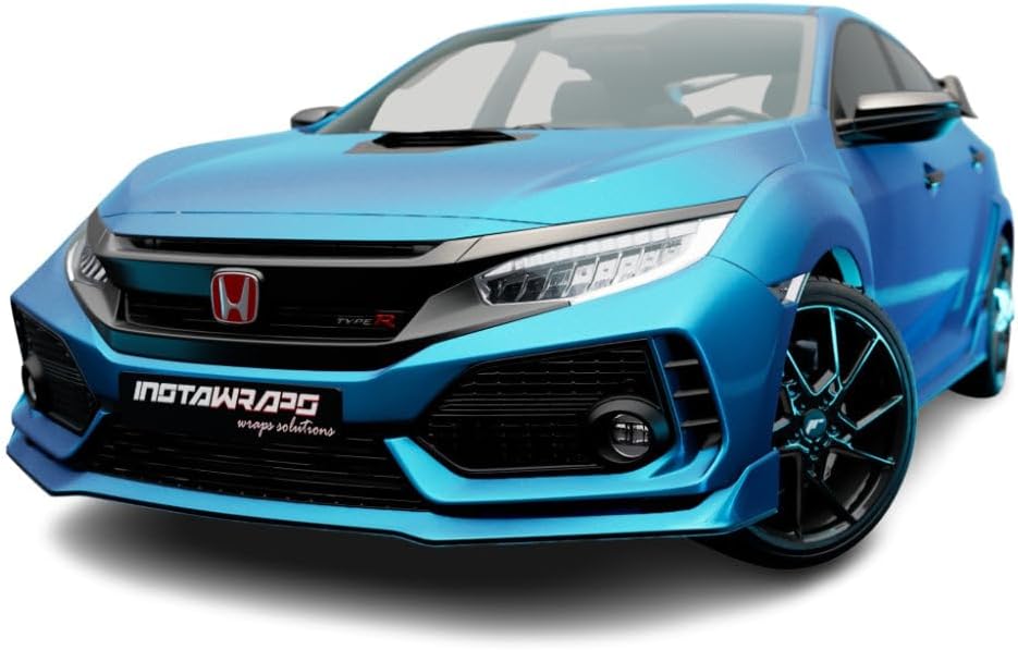 KPMF Car Wrap Roll K75400 Matte Iced Blue Titanium Metallic