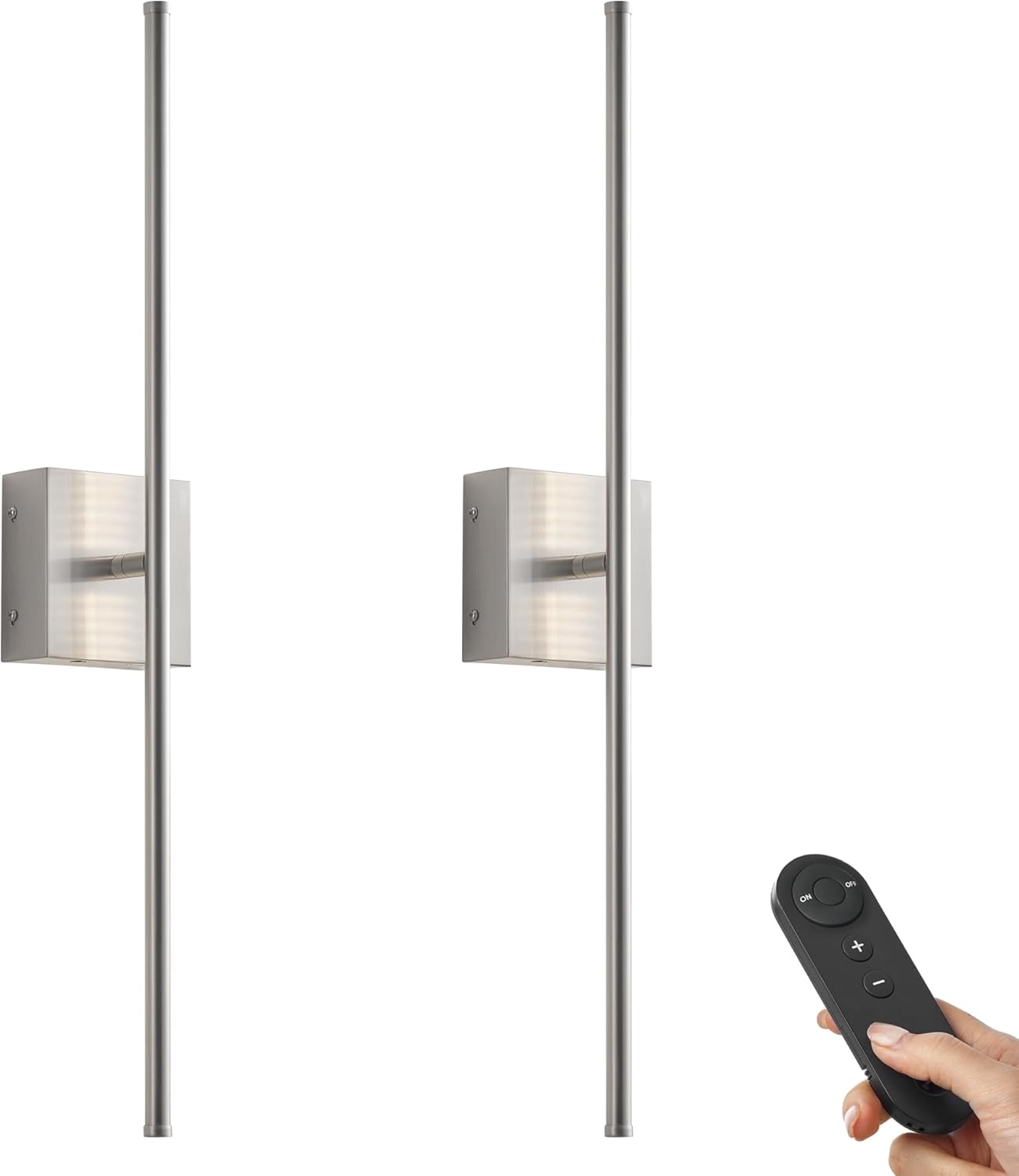 Battery Operated Wall Sconces with Remote Control for Home