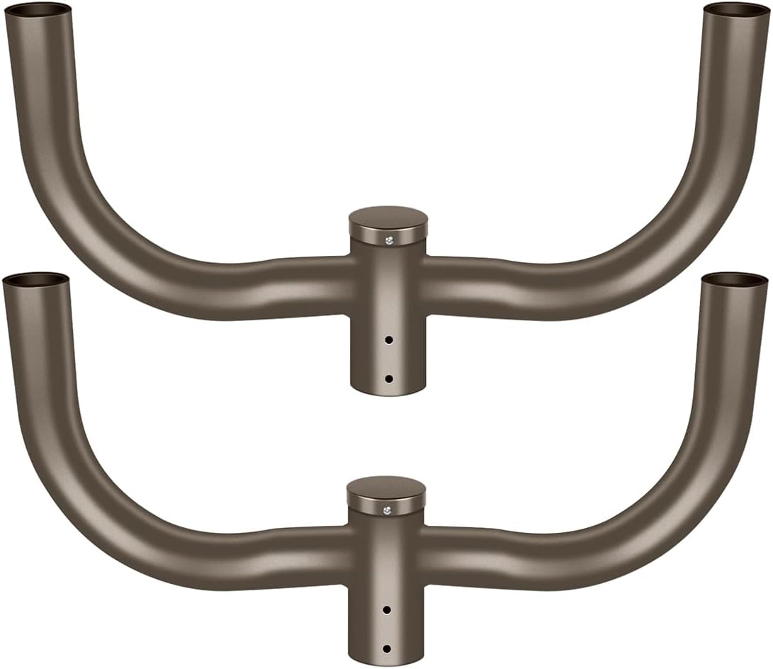 LEDMO 2 Pack Double Bullhorn Bracket for Outdoor Lighting Needs