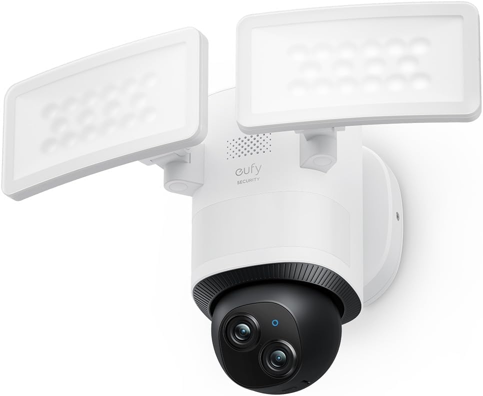 eufy Security Floodlight Cam: 360 PTZ, 24/7 Recording, Motion Detection