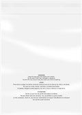 iMailer 200 Count Clear Plastic Poly Bags for Clothing and More