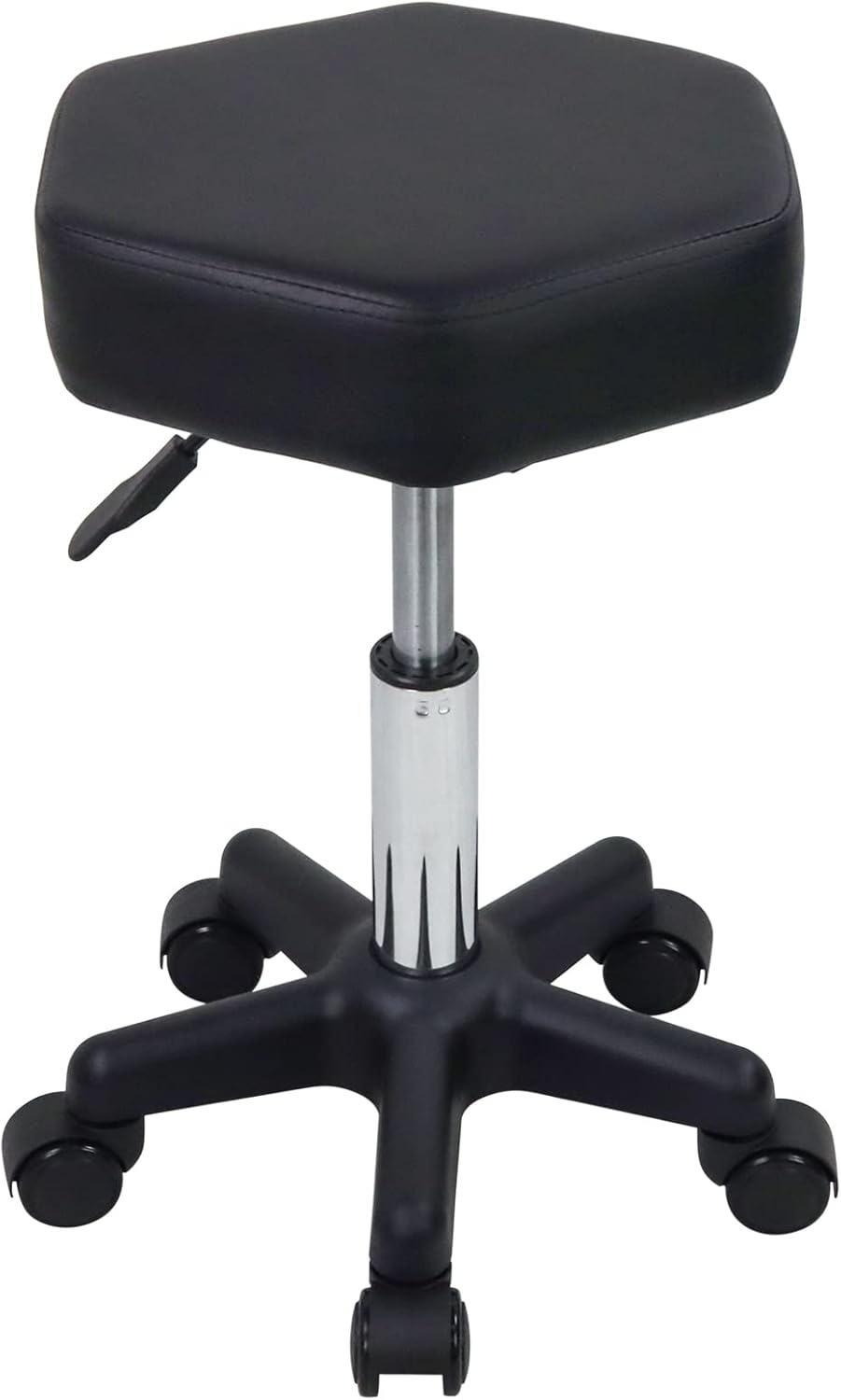 Height Adjustable Rolling Stool for Spa Salon - FURWOO