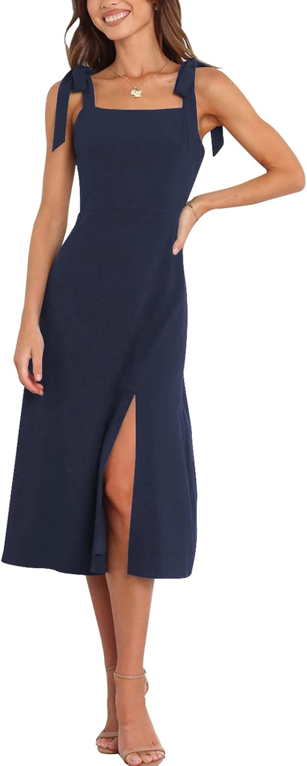 Elegant Square Neck Bridesmaid Dress for Formal Events