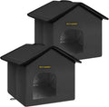 Rest-Eazzzy Cat House for Outdoor Cats - Weatherproof Winter Shelter
