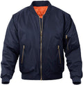Mens Bomber Jacket Polyester Quilted Lined - Warm Casual Coat