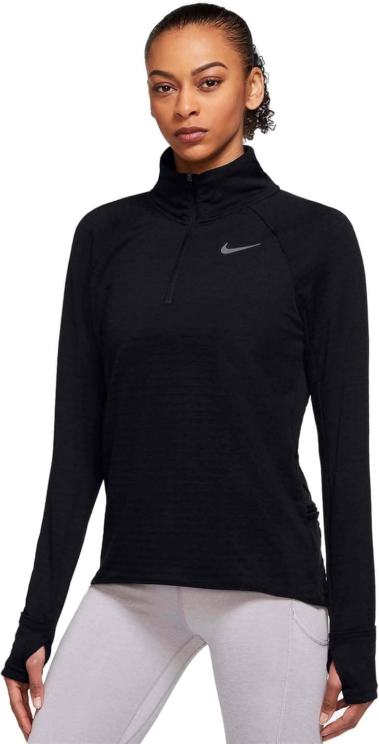 Nike Women's Therma-FIT 1/2-Zip Running Sweatshirt - Stay Cozy on Your Runs!