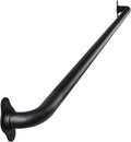 45 Inch Black No-Slip Hand Rails for Indoor Stairs - Sturdy Wall Mount