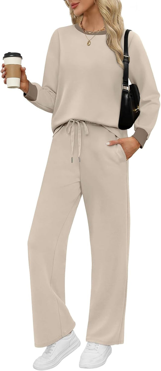 WIHOLL Lounge Sets for Women: Stylish 2 Piece Travel Outfit