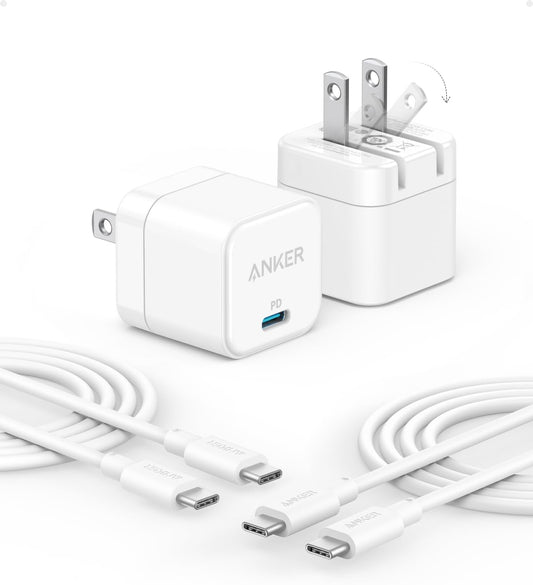 Fast Charge Duo: Anker 20W USB C Charger x2