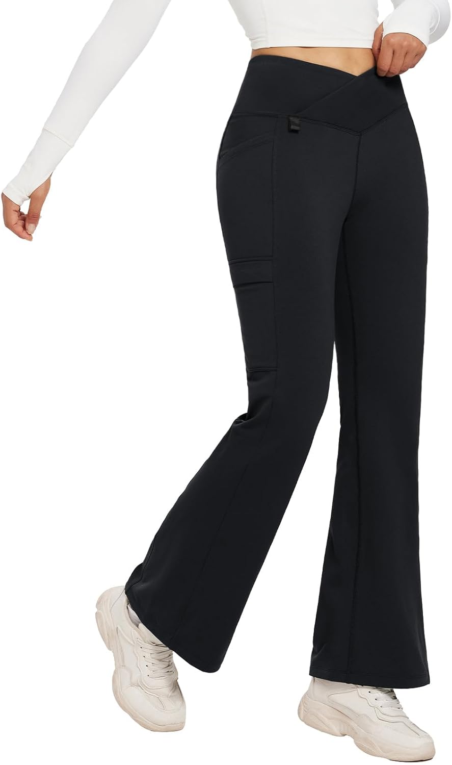 Baleaf Women's Fleece Lined Pants for Winter Hiking and Outdoors