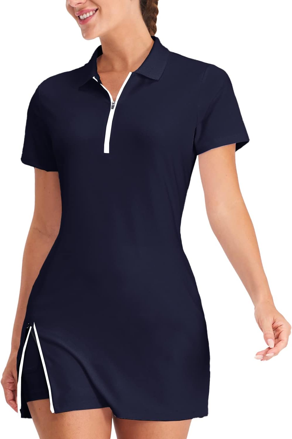 Hiverlay Tennis Dresses for Women with Built in Shorts & Pockets