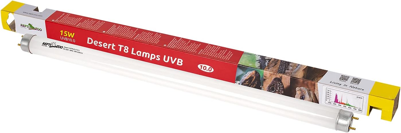 REPTI ZOO T8 Reptile Sun UVB Bulb for Desert Reptiles