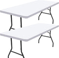 Smiry 2 Pack Rectangle Picnic Table Cloth 30x96 - Windproof Waterproof