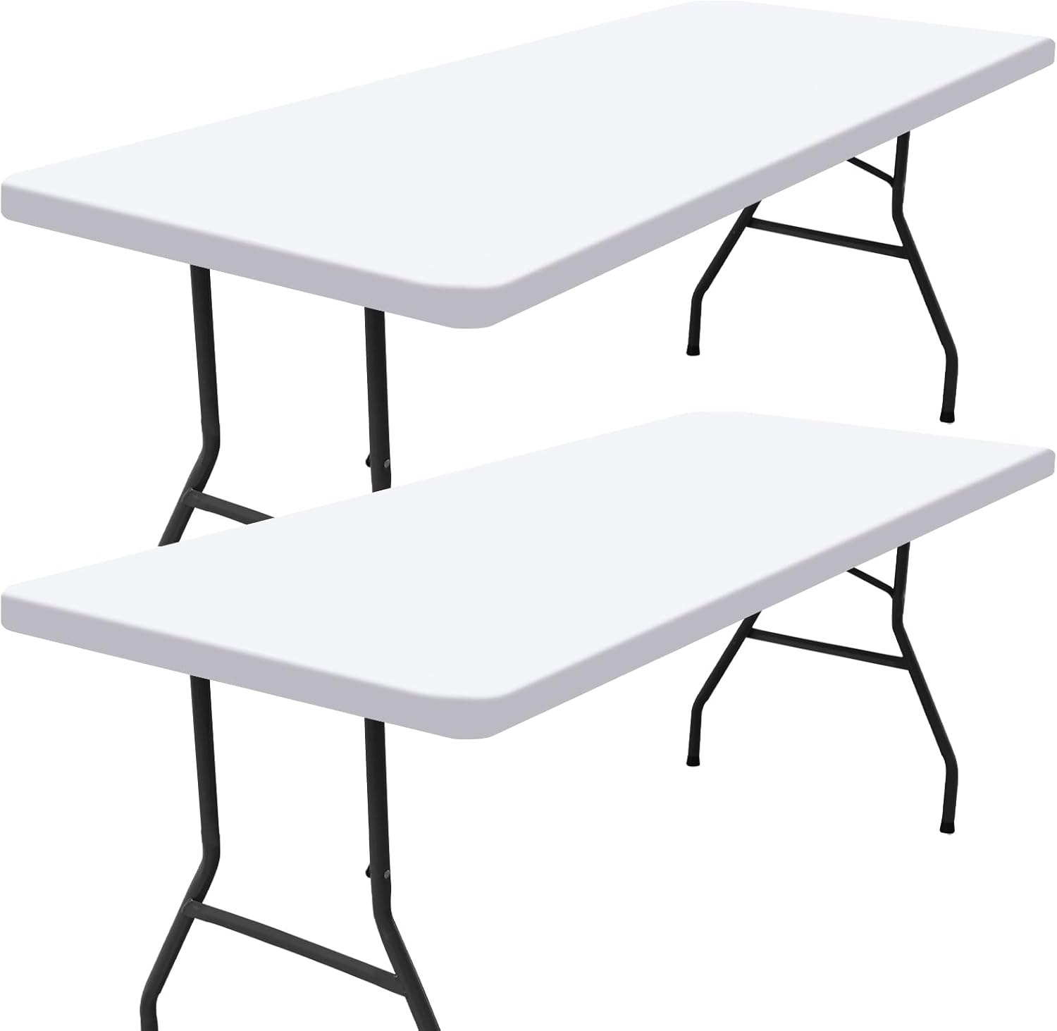 Smiry Waterproof Elastic Fitted Tablecloths for Outdoor Use
