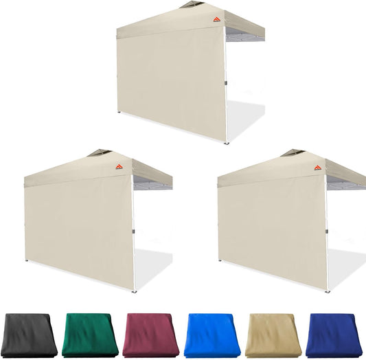Universal 10x10 Canopy SideWall with Zippers for Privacy