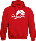 Cityscape Skyline Men's Hoodie Sweatshirt - Baseball Fan (Style YRRL)
