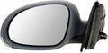 TRQ Driver Side Mirror Assembly Electric Heated Gray - Direct Fit