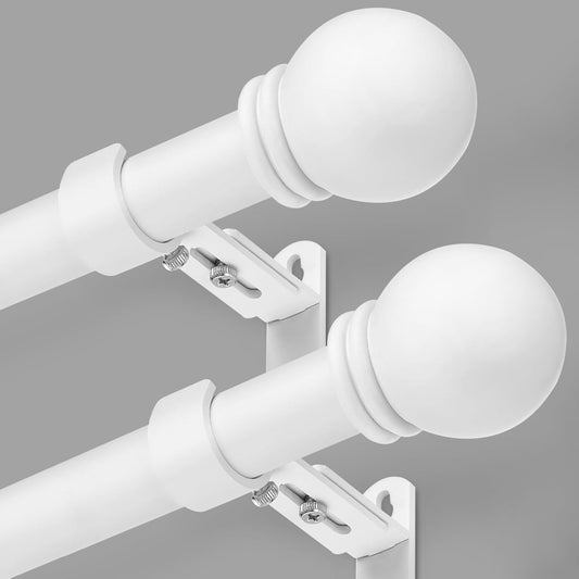 Curtain Rods for Windows Adjustable Length 16 to 150 Inches