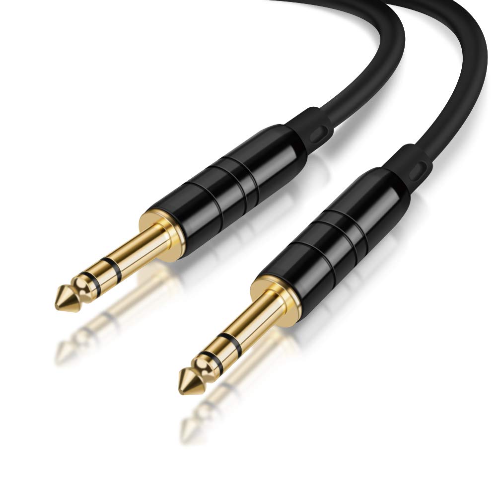 1/4 TRS Cable 50FT for Studio Monitors and Audio Equipment