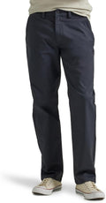 Lee Mens Flat Front Relaxed Straight Pant - Wrinkle (Style 8F7R)