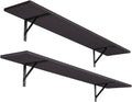 DINZI LVJ Long Wall Shelves 47.3in Set of 2 - Extra Large Floating