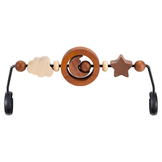 Rotatable Wooden Baby Bouncer Toy Bar