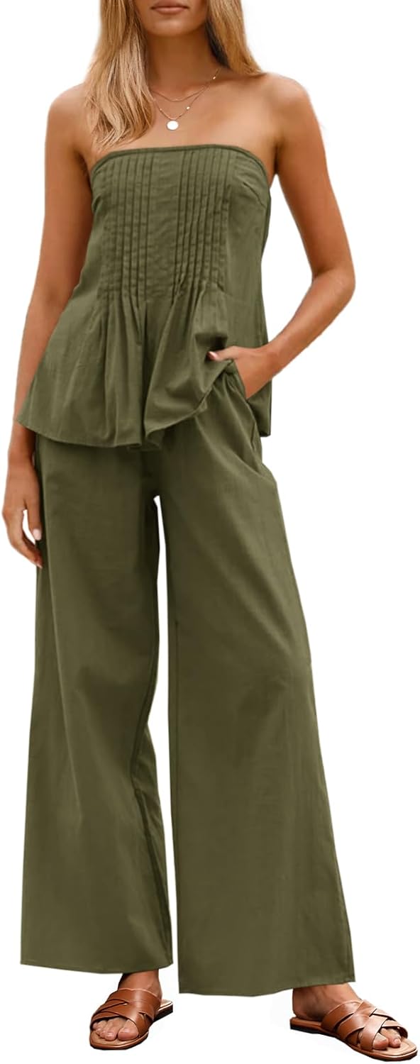 Tankaneo Womens 2 Piece Outfits for Summer Fun and Comfort