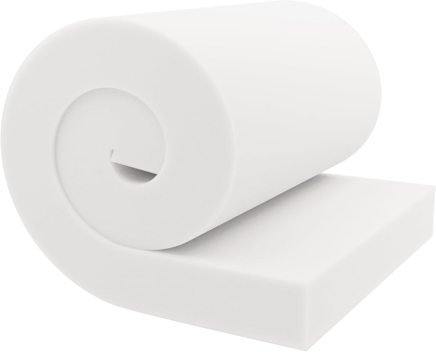 GoTo Foam Upholstery Cushion 5in Height 24in Width 72in Length