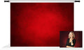 Red 7x5ft Headshots Photography Backdrop - Vintage Portrait Textures