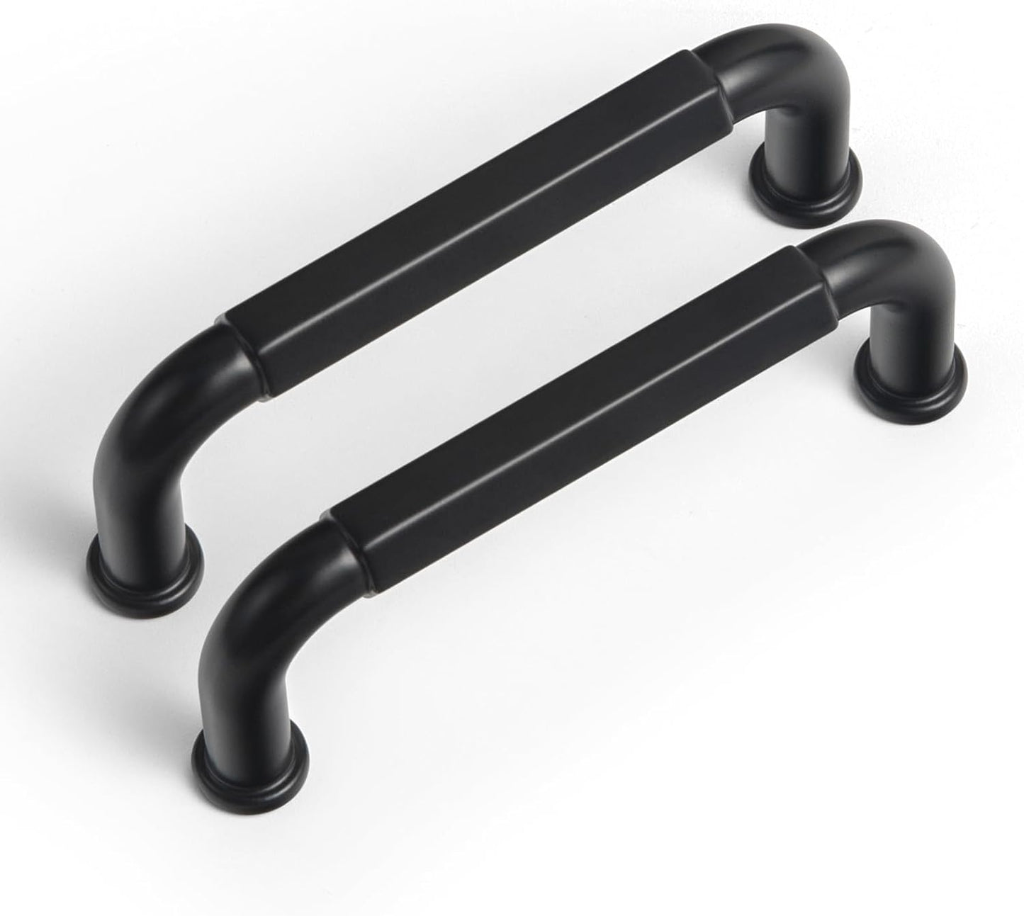 Goo-Ki 3 Inch Matte Black Zinc Alloy Cabinet Pulls for Drawers