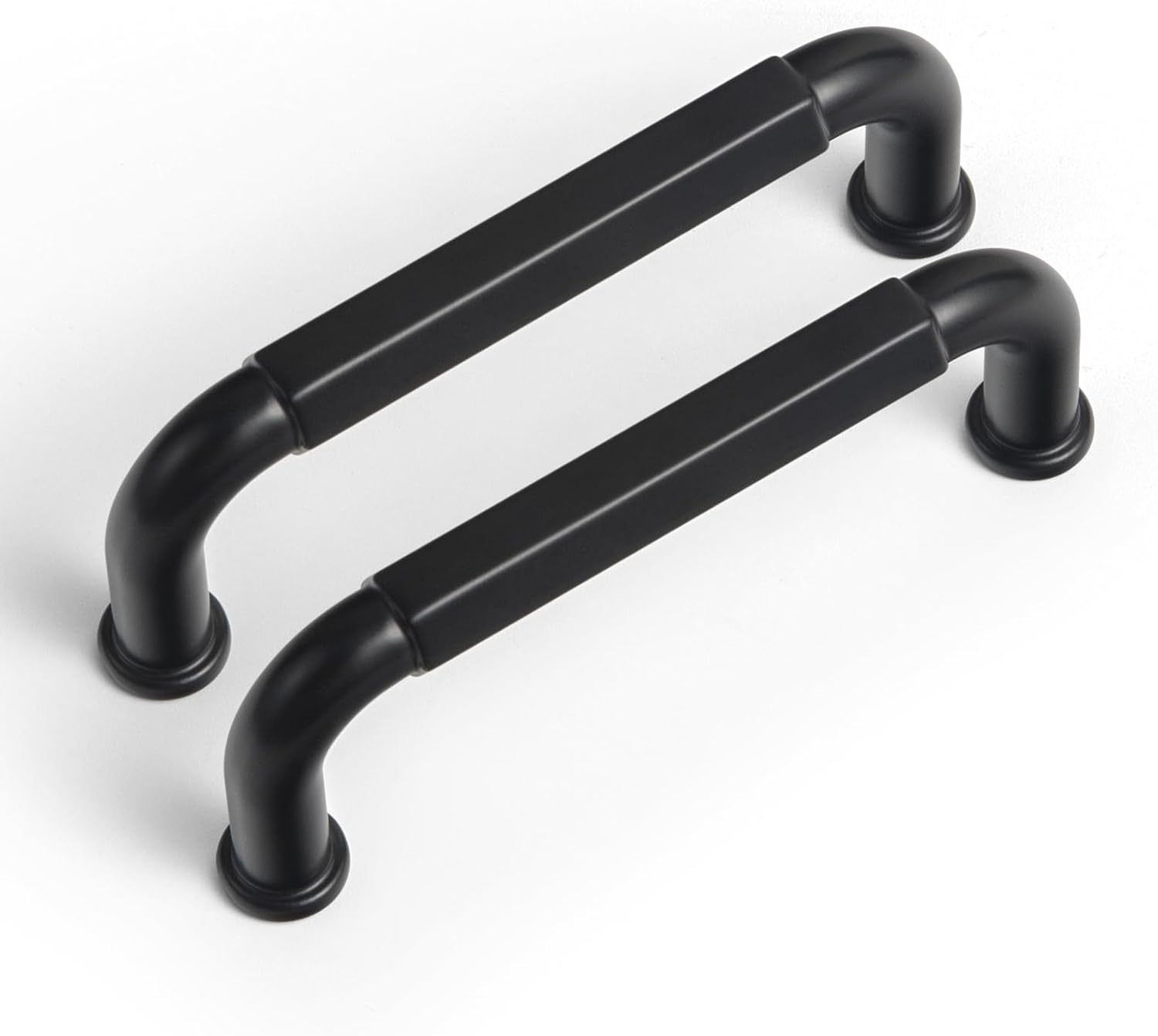 Goo-Ki 3 Inch Matte Black Zinc Alloy Cabinet Pulls for Drawers
