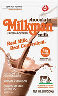 Milkman Chocolate Milk Powder 18g Protein Packets - Quick Breakfast