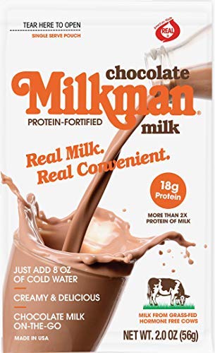 Milkman Chocolate Milk Powder with 18g Protein for Quick Breakfast