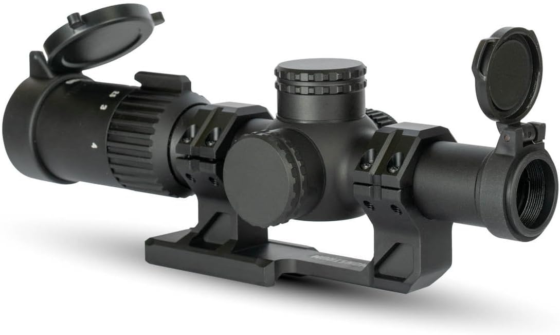 Monstrum Banshee 1-4x20 LPVO Rifle Scope with Offset Mount